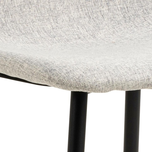 Krzesło Celia szare jasne/ czarne - ACTONA